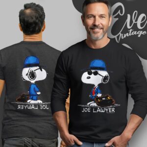 Vintage Snoopy Joe Lawyer Shirt Long Sleeve Tee