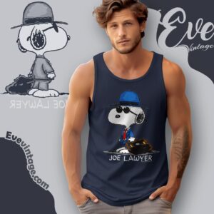 Vintage Snoopy Joe Lawyer Shirt Tank Top Racerback
