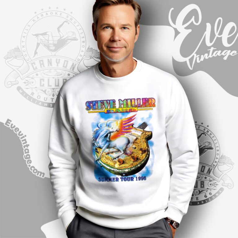 Vintage Steve Miller Band Summer Tour 1996 Shirt Sweatshirt Vintage Steve Miller Band Summer Tour 1996 Shirt Sweatshirt
