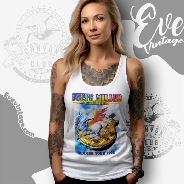Vintage Steve Miller Band Summer Tour 1996 Shirt Tank Top Racerback Vintage Steve Miller Band Summer Tour 1996 Shirt Tank Top Racerback