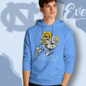 Vintage Tar Heels Mascot Hoodie