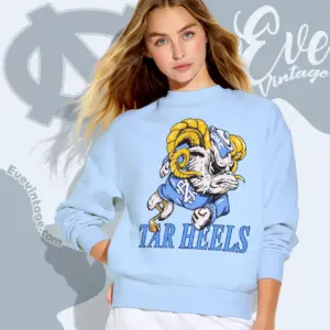 Vintage Tar Heels Mascot Sweatshirt