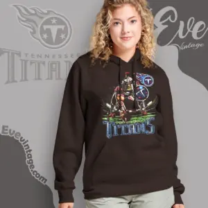 Vintage Tennessee Titans Mascot Hoodie
