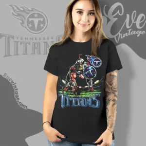 Vintage Tennessee Titans Mascot Women T shirt