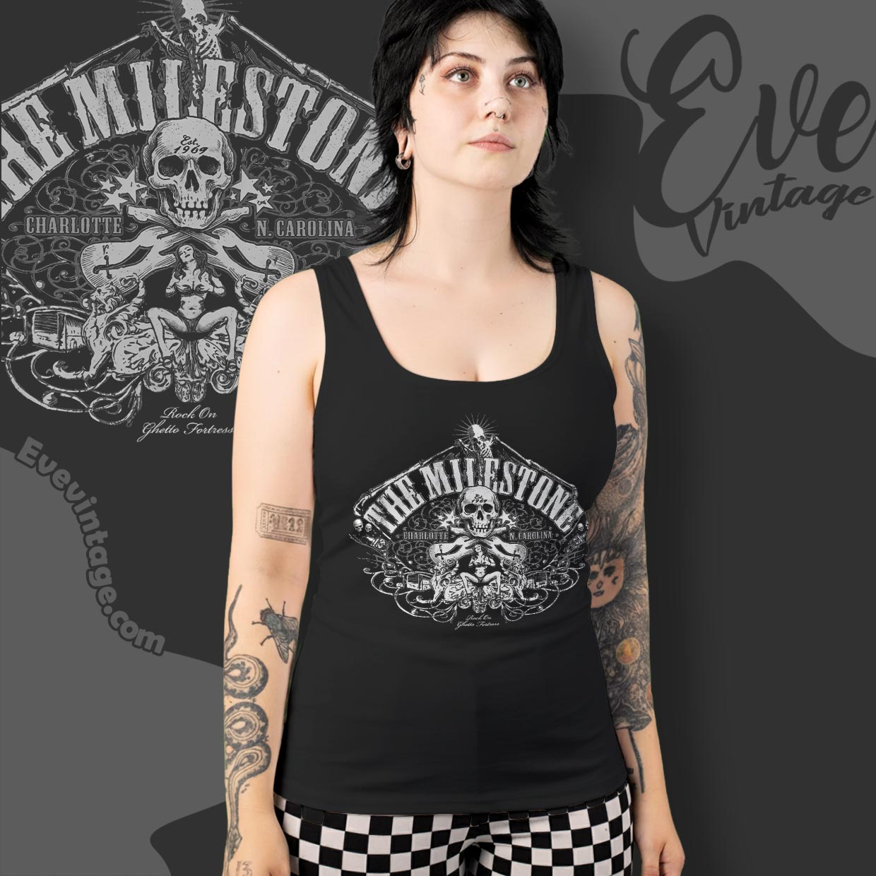 Vintage The Milestone Charlotte Rock Club Shirt – NC Dive Bar Tee Vintage The Milestone Charlotte Rock Club Shirt – NC Dive Bar Tee