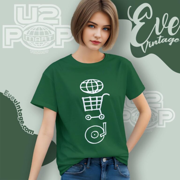 Vintage U2 PopMart Tour 1997 Shirt Women T Shirt Vintage U2 PopMart Tour 1997 Shirt Women T Shirt