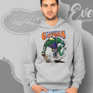 Vintage Uf Florida Gators Basketball Mascot Hoodie