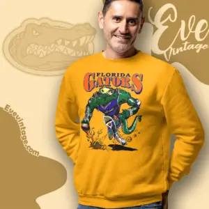 Vintage Uf Florida Gators Basketball Mascot Sweatshirt