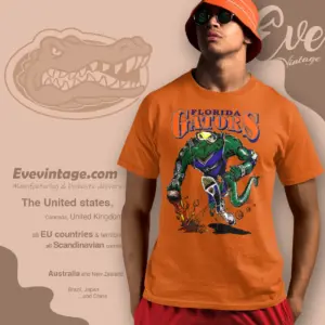 Vintage Uf Florida Gators Basketball Mascot T shirt