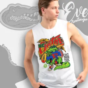 Vintage Uf Florida Gators Mascot Tank Top Racerback