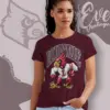 Vintage Uofl Louisville Cardinals Mascot Women T shirt