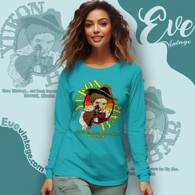 Vintage Yukon Bar Shirt Seward Alaska Long Sleeve Tee Vintage Yukon Bar Shirt Seward Alaska Long Sleeve Tee