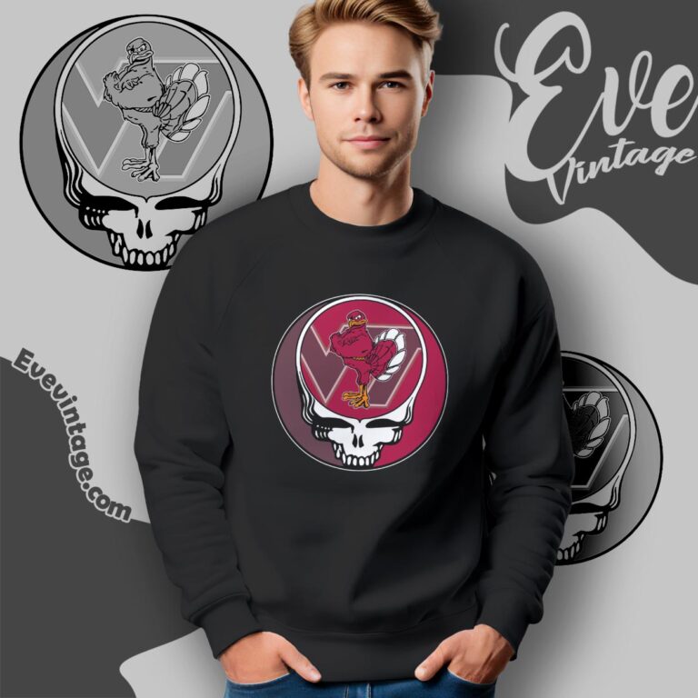 Virginia Tech Hokies Steal Your Face Stealie Shirt Sweatshirt Virginia Tech Hokies Steal Your Face Stealie Shirt Sweatshirt
