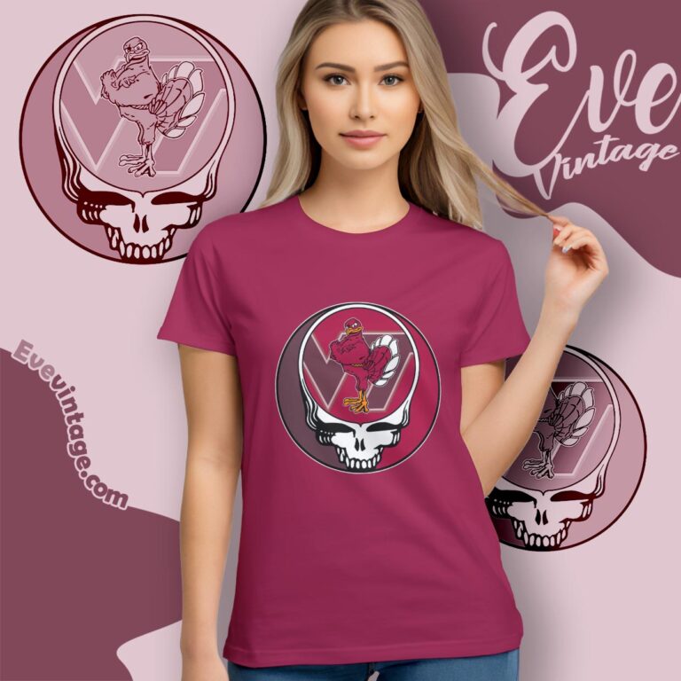 Virginia Tech Hokies Steal Your Face Stealie Shirt Women T shirt Virginia Tech Hokies Steal Your Face Stealie Shirt Women T shirt