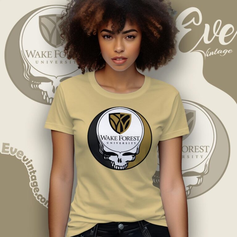 Wake Forest University Steal Your Face Grateful Dead Shirt Women T shirt Wake Forest University Steal Your Face Grateful Dead Shirt Women T shirt