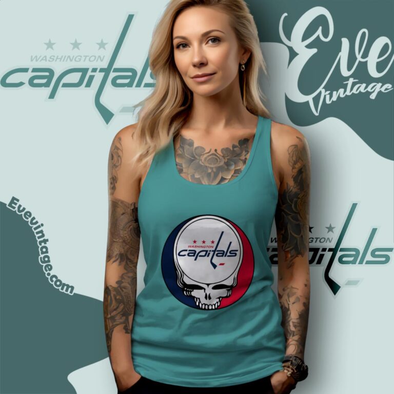 Washington Capitals Steal Your Face Grateful Dead Shirt Tank Top Racerback Washington Capitals Steal Your Face Grateful Dead Shirt Tank Top Racerback