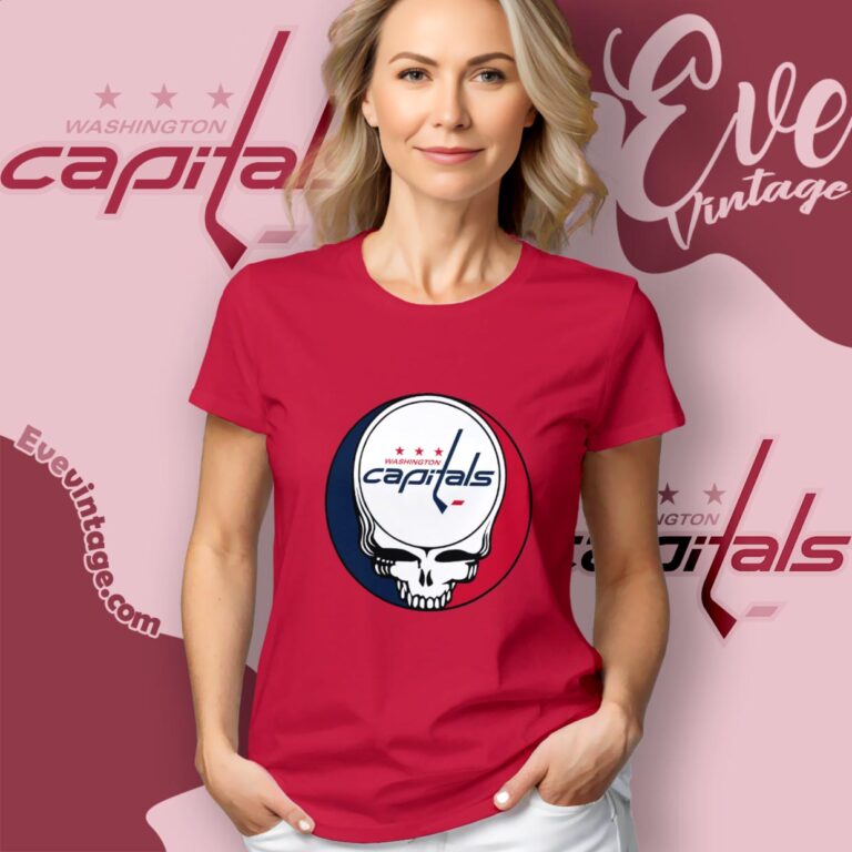 Washington Capitals Steal Your Face Grateful Dead Shirt Women T Shirt Washington Capitals Steal Your Face Grateful Dead Shirt Women T Shirt