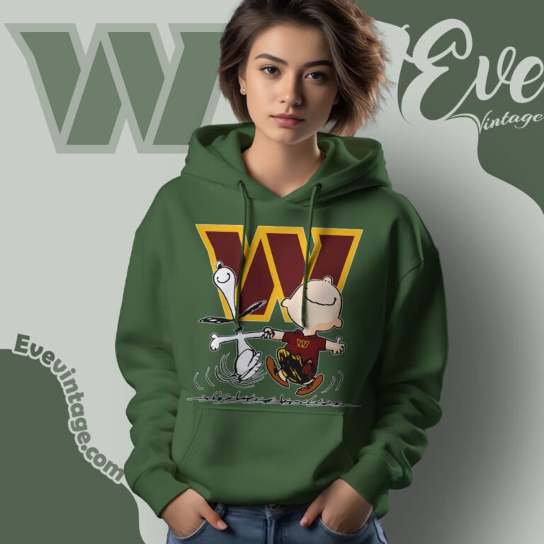 Washington Commanders Charlie Brown Snoopy Happy Dancing Shirt Hoodie Washington Commanders Charlie Brown Snoopy Happy Dancing Shirt Hoodie