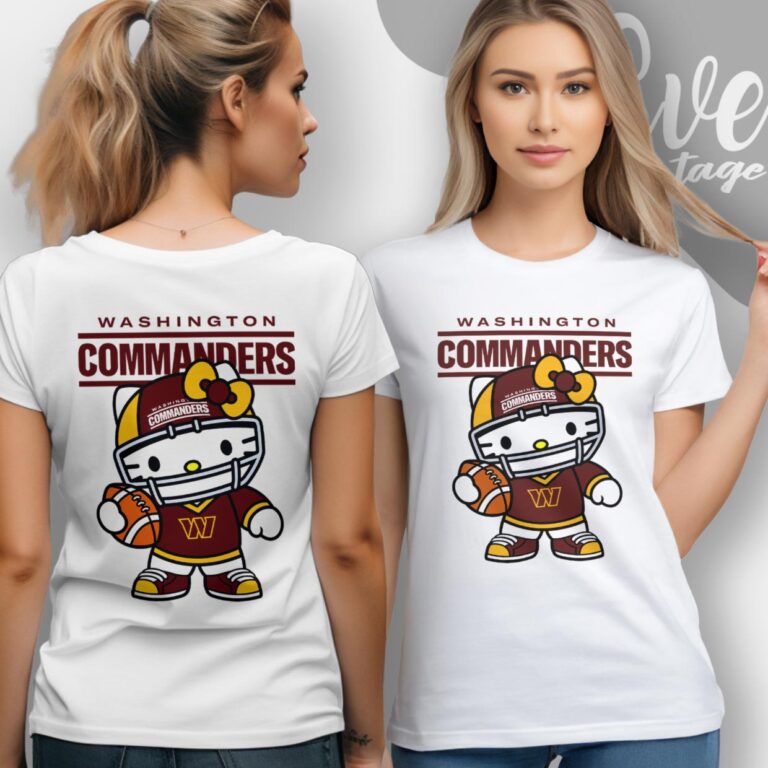 Washington Commanders Hello Kitty Shirt T Shirt Washington Commanders Hello Kitty Shirt T Shirt