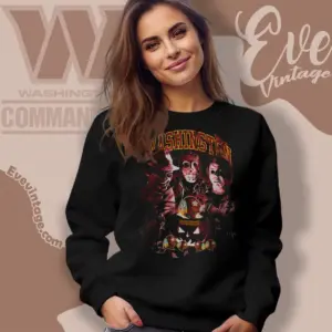 Washington Commanders Horror Halloween Shirt Sweatshirt