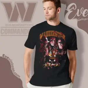 Washington Commanders Horror Halloween Shirt T shirt