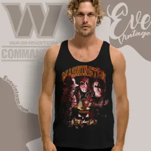 Washington Commanders Horror Halloween Shirt Tank Top Racerback