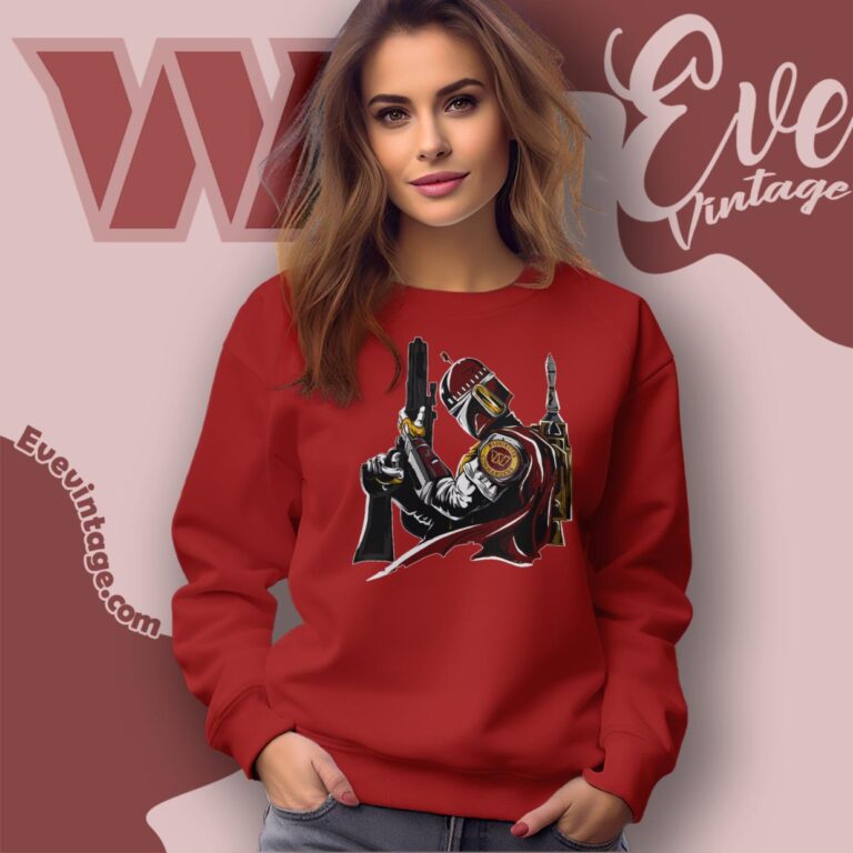 Washington Commanders Mandalorian Star Wars Shirt Sweatshirt Washington Commanders Mandalorian Star Wars Shirt Sweatshirt