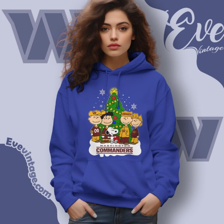 Washington Commanders Snoopy The Peanuts Christmas Shirt Hoodie Washington Commanders Snoopy The Peanuts Christmas Shirt Hoodie