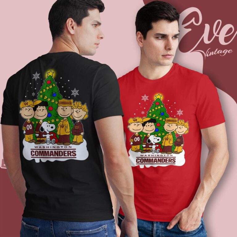 Washington Commanders Snoopy The Peanuts Christmas Shirt T Shirt Washington Commanders Snoopy The Peanuts Christmas Shirt T Shirt