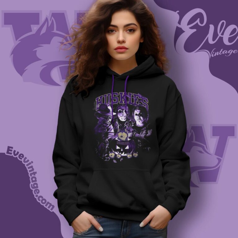 Washington Huskies Halloween Horror Movie Shirt Hoodie Washington Huskies Halloween Horror Movie Shirt Hoodie