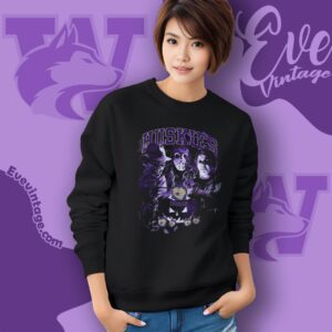 Washington Huskies Halloween Horror Movie Shirt Sweatshirt