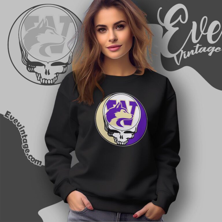 Washington Huskies Steal Your Face Stealie Shirt Sweatshirt Washington Huskies Steal Your Face Stealie Shirt Sweatshirt