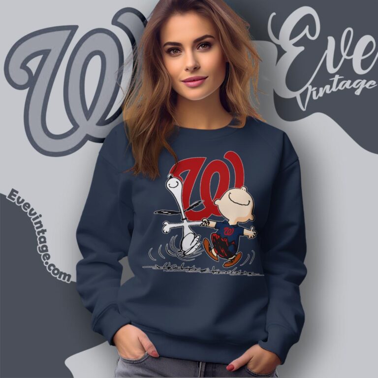 Washington Nationals Charlie Brown Snoopy Happy Dancing Shirt Sweatshirt Washington Nationals Charlie Brown Snoopy Happy Dancing Shirt Sweatshirt