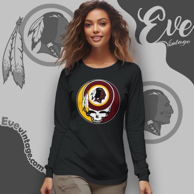 Washington Redskins Steal Your Face Grateful Dead Shirt Long Sleeve Tee Washington Redskins Steal Your Face Grateful Dead Shirt Long Sleeve Tee