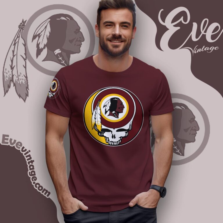 Washington Redskins Steal Your Face Grateful Dead Shirt T Shirt Washington Redskins Steal Your Face Grateful Dead Shirt T Shirt