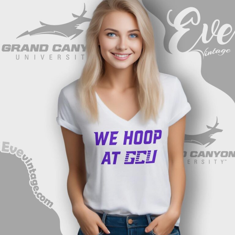 We Hoop At Gcu Mbb Shirt V Neck TShirt We Hoop At Gcu Mbb Shirt V Neck TShirt
