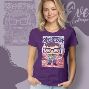 Weezer Comic Shirt Island In The Sun Women T shirt
