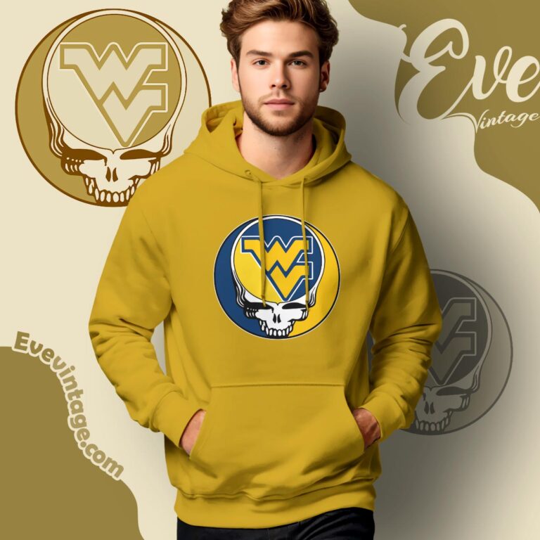West Virginia Mountaineers Steal Your Face Stealie Shirt Hoodie West Virginia Mountaineers Steal Your Face Stealie Shirt Hoodie
