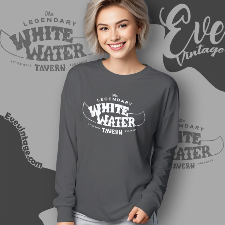 White Water Tavern Shirt Little Rock Dive Bar Tee Long Sleeve Tee White Water Tavern Shirt Little Rock Dive Bar Tee Long Sleeve Tee