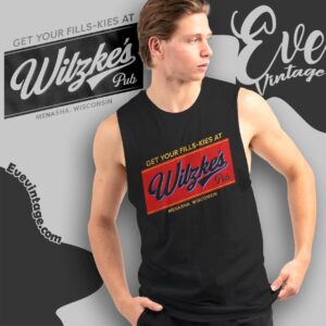 Wilzke's Pub Shirt Menasha Wisconsin Dive Bar Tank Top Racerback