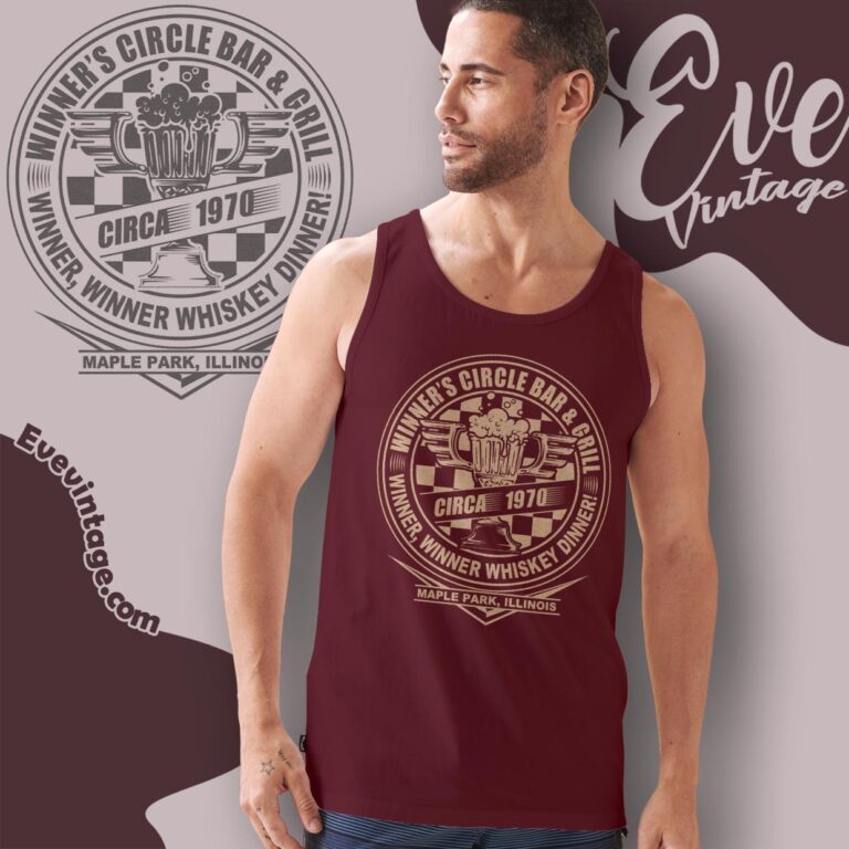 Winner's Circle Bar Shirt Maple Park Il Dive Bar Tank Top Racerback Winner's Circle Bar Shirt Maple Park Il Dive Bar Tank Top Racerback