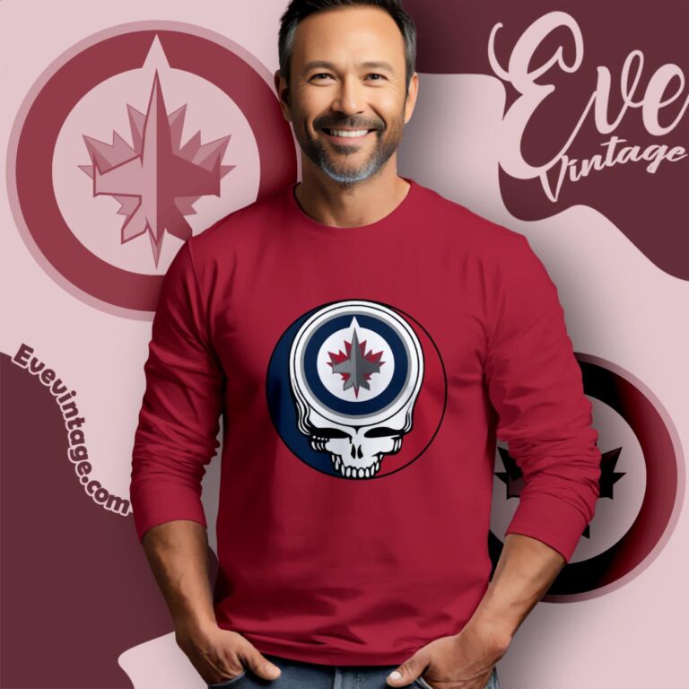 Winnipeg Jets Steal Your Face Grateful Dead Shirt Long Sleeve Tee Winnipeg Jets Steal Your Face Grateful Dead Shirt Long Sleeve Tee
