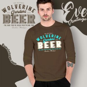 Wolverine Gardens Shirt Glendora Mi Dive Bar Long Sleeve Tee