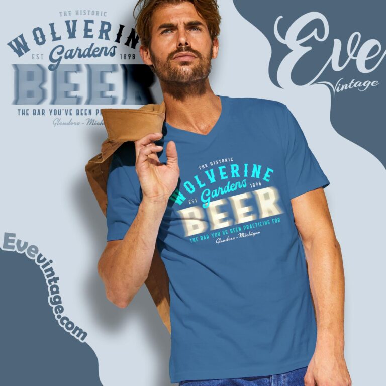 Wolverine Gardens Shirt Glendora Mi Dive Bar V Neck TShirt Wolverine Gardens Shirt Glendora Mi Dive Bar V Neck TShirt