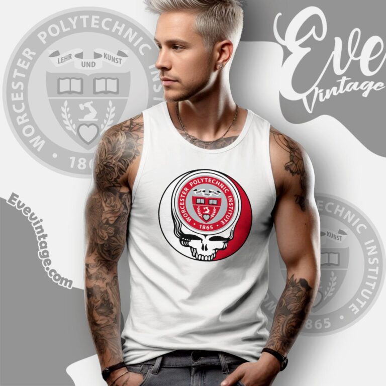 Worcester Polytechnic Institute Steal Your Face Grateful Dead Shirt Tank Top Racerback Worcester Polytechnic Institute Steal Your Face Grateful Dead Shirt Tank Top Racerback