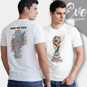 World Cup 2026 Usa Canada Mexico Shirt Tour Soccer Cities T shirt