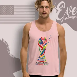 World Cup 2026 Usa Canada Mexico Shirt Tour Soccer Cities Tank Top Racerback