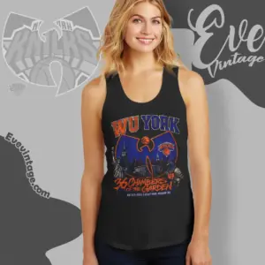 Wu Tang Knicks Shirt 36 Chambers Of The Garden Tank Top Racerback