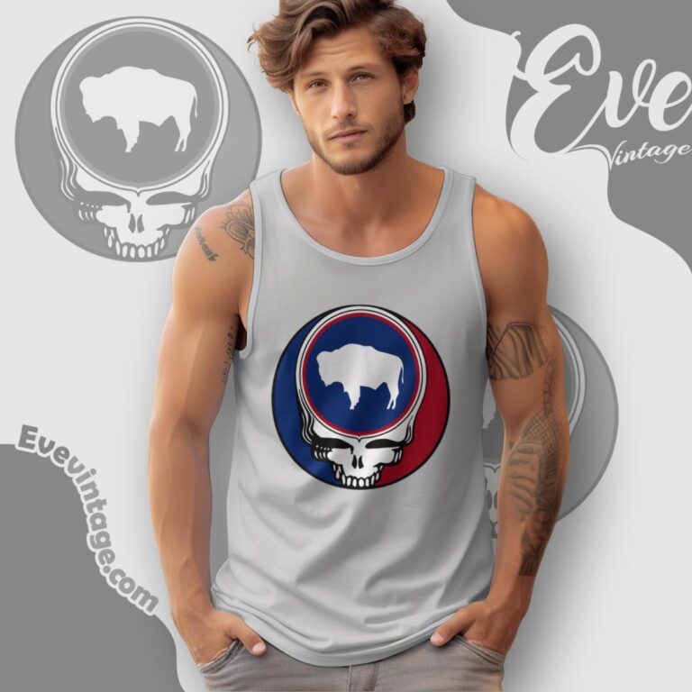 Wyoming State Grateful Dead Shirt Steal Your Face Tank Top Racerback Wyoming State Grateful Dead Shirt Steal Your Face Tank Top Racerback