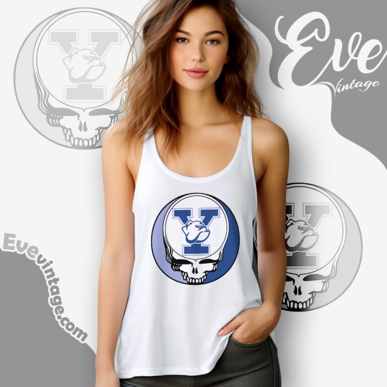Yale Bulldogs Steal Your Face Stealie Shirt Tank Top Racerback Yale Bulldogs Steal Your Face Stealie Shirt Tank Top Racerback